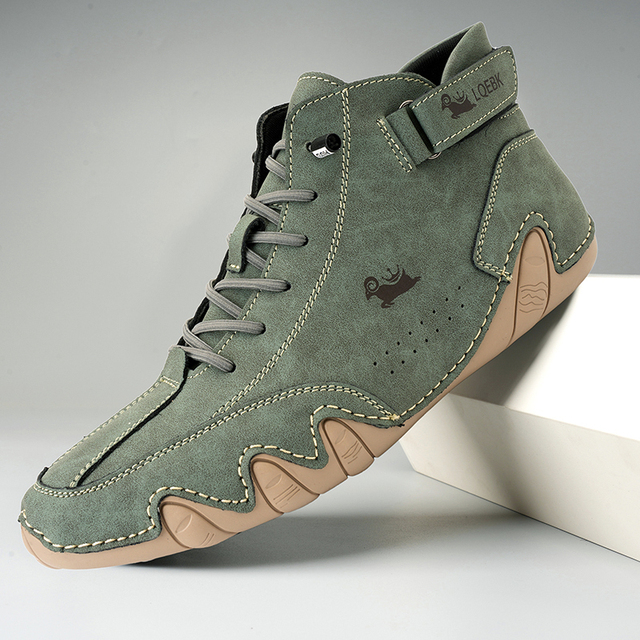 Ultra-bequemer Rutschfester Barfußschuh aus echtem Leder (Unisex).