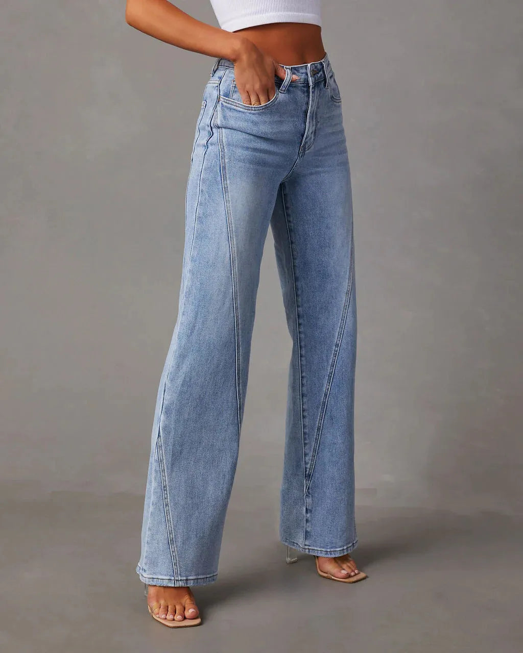 Delia™ | Essential Denim Straight-Cut Jeans