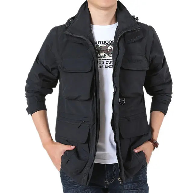 Brandon - Wasserdichte, abnehmbare Herbstjacke für Herren