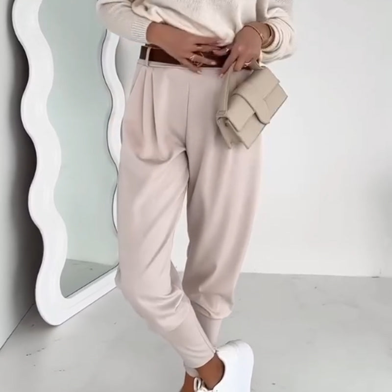 🏆Maximal 50 % Rabatt🏃♂️Bequeme Nine-Point Tapered-Hose für Damen