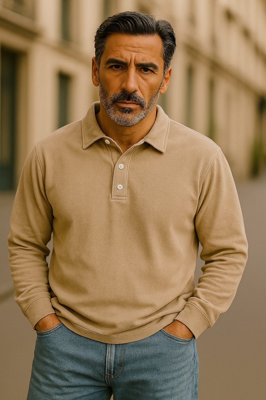 Giovanni™ | Vintage Langarmhemd